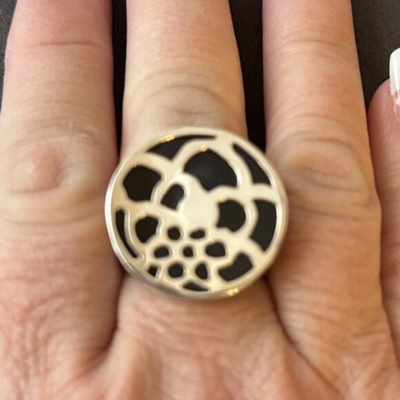 Silpada 4-in-1 3 Disc Sterling Silver Ring R2159 size 9 - Picture 4 of 7